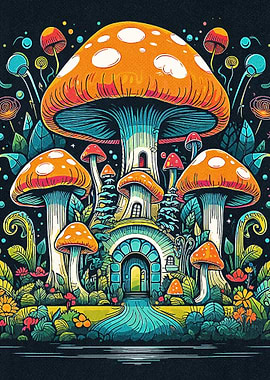 Vintage Home Mushroom