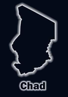 Chad map glow