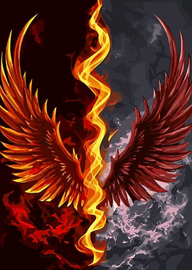 Wings of Hell and Heaven