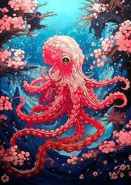 Blossom Pink Octopus