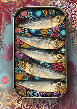 Eclectic Boho Tin Sardines