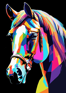 Horse Pop Art