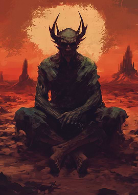 Lucifer Alone in Hell