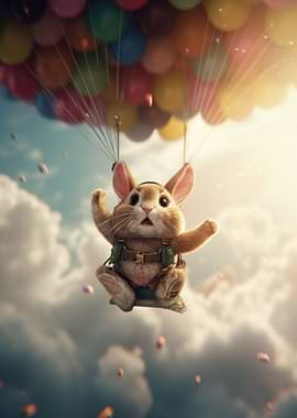 Skydiving Bunny