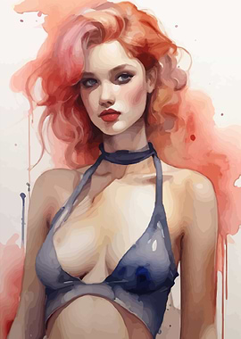 Sexy Woman In Bikini