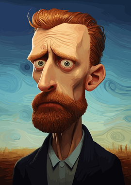 Vincent van Gogh Cartoon