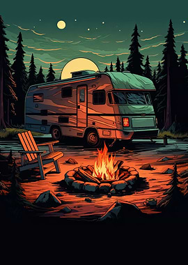 the mountain campfire