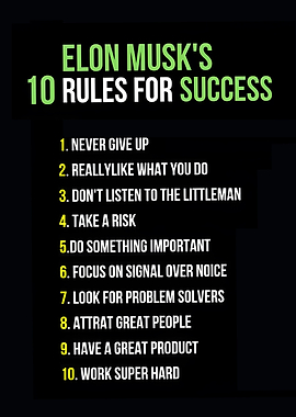 10 Rules For Success