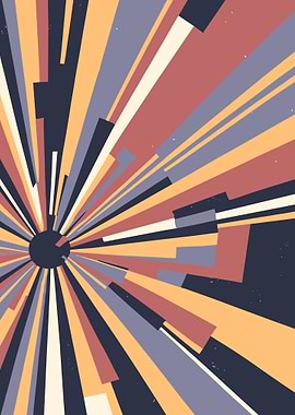 Sunrise Abstract Art