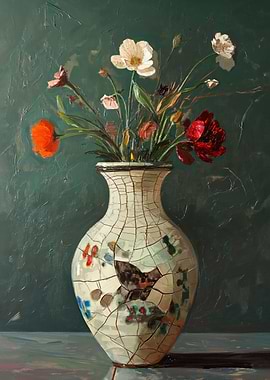 Impressionistic flowers