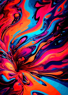Abstract Liquid Swirls
