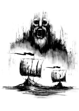 The Vikings ships