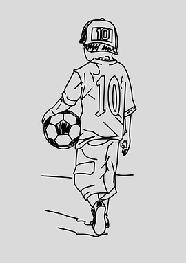 football line art