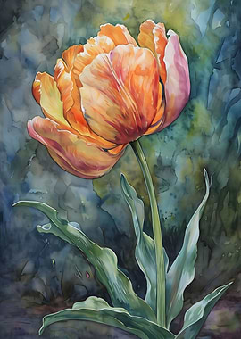 Tulip painting