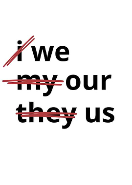 I we my our they us