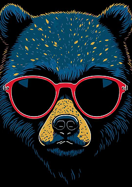 Bear Wearing Sunglasses