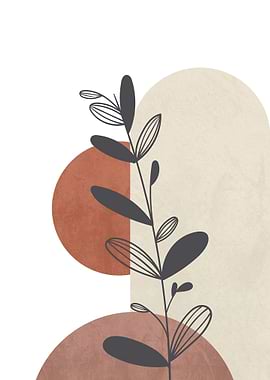 Modern botanical artwork