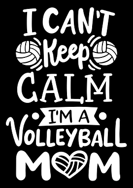 VOLLEYBALL MOM POSTER