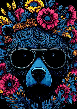Bear Wearing Sunglasses