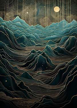 Surreal Mythical Landscape