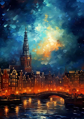 Sunrise in Amsterdam