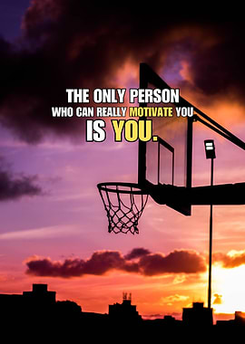 Basketball Sunset Ring