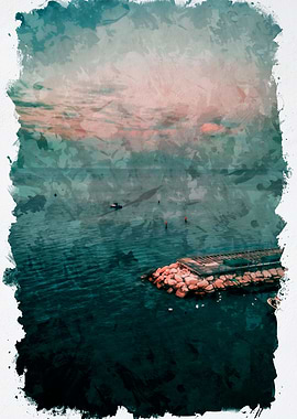 Coast Sorrento Watercolor