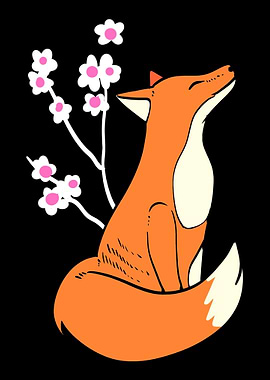 Fox Cherry Blossom Nature
