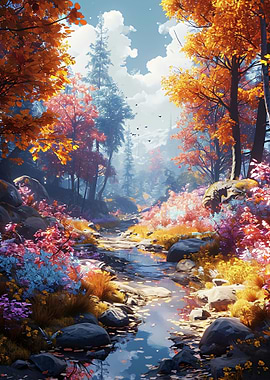 Fantasy Garden Landscape