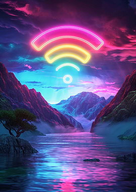 Aesthetic Wifi Neon