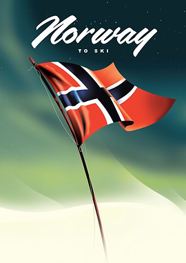 Norway Ski poster