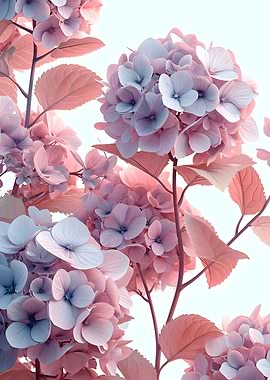 Vintage Hydrangea Flowers