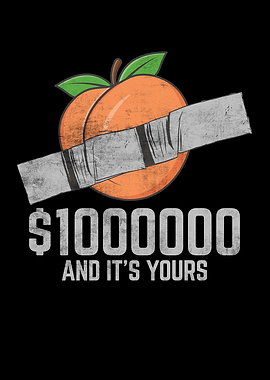 Duct Tape Peach Fruit