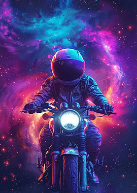 Motor Astronaut in Space