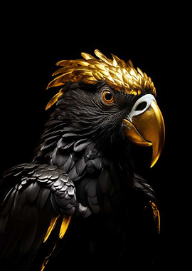 Gold Dark Animal