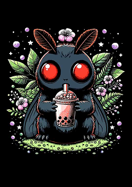 Mothman Bubble Tea