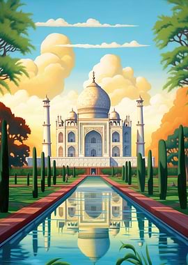 Taj Mahal of India