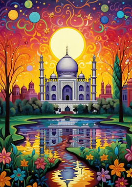 Taj Mahal of India