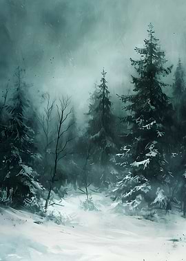 Enchanted Winter Forest
