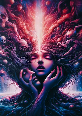 The psychedelic girl