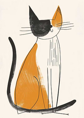 Nostalgic Feline Charm