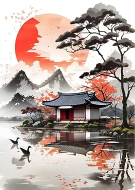 Vintage Japanese Village