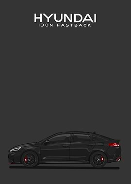 hyundai i30n fastback blck