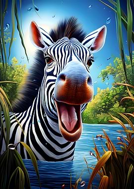 Zebra Happy Safari Day