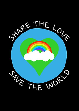 Share love save the world
