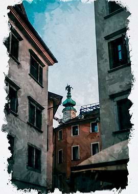 Cityscape Watercolor