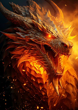 Sparkling Fire Dragon