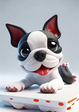 Boston Terrier puppy