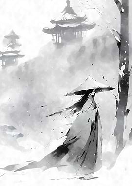 Japanese Yuki Onna Yokai