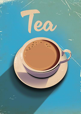 Vintage style Tea Ad